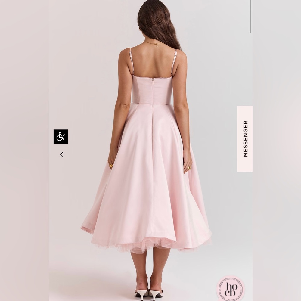 House of CB MADEMOISELLE BALLERINA PINK MIDI DRESS - Picture 6 of 9